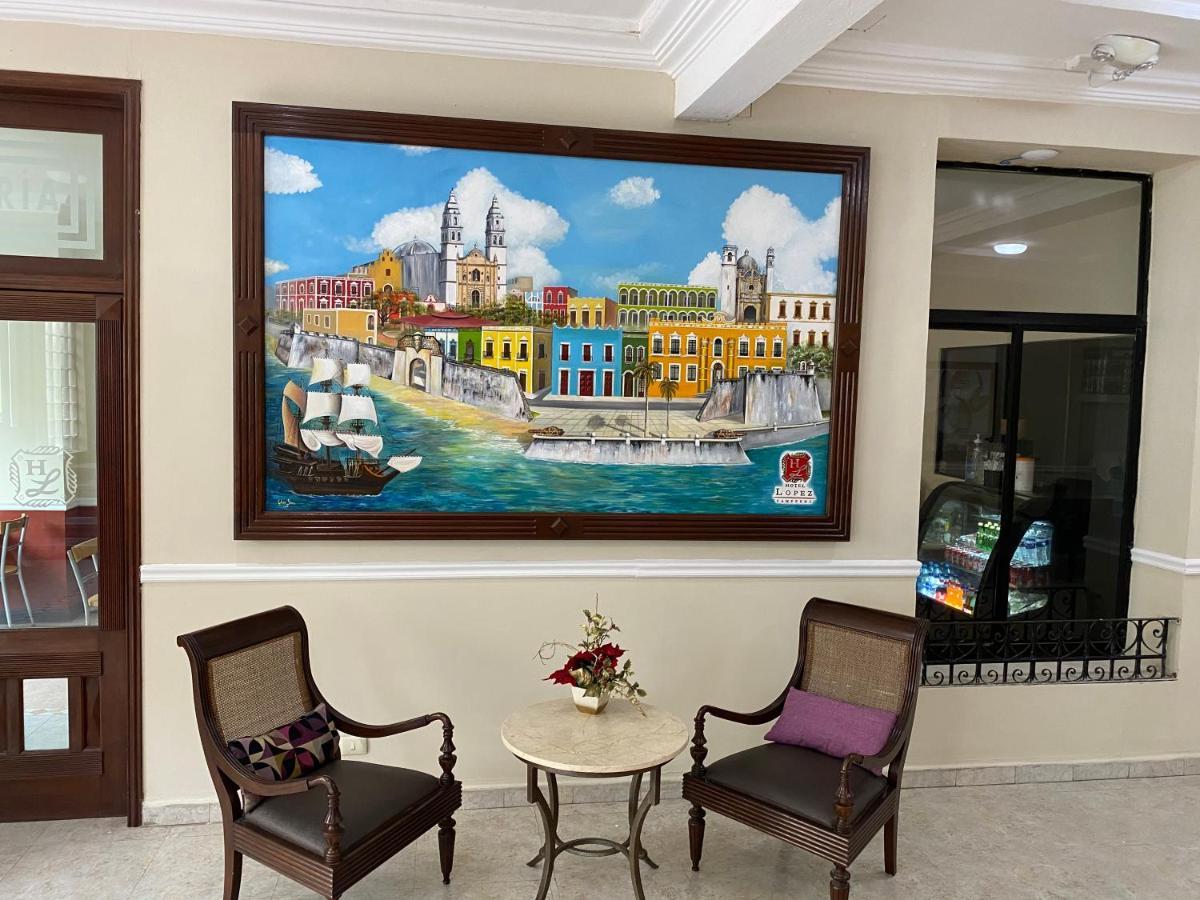 Hotel Lopez Кампече Экстерьер фото